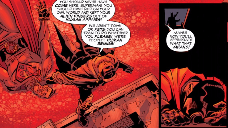 Illustration for article titled 11 Stories That Have Better Batman-Superman Moments